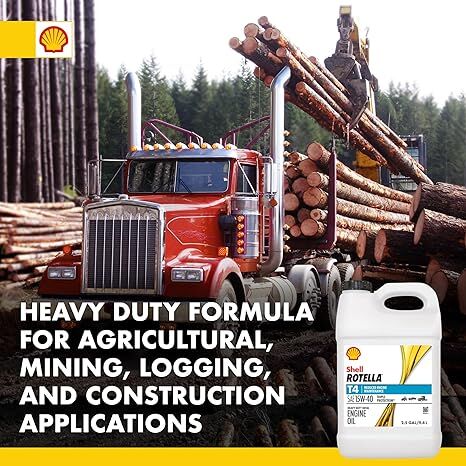 Shell Rotella T4 15W-40 Diesel Oil, 2.5-Gal
