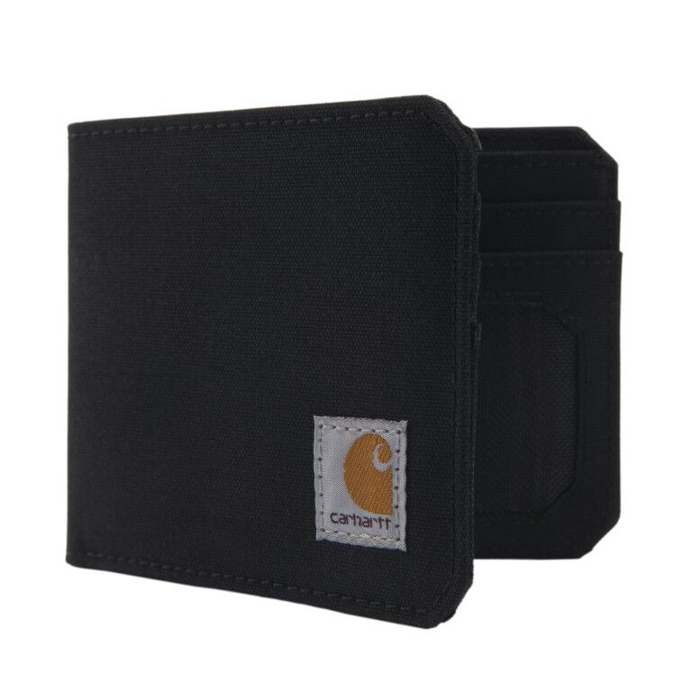 Carhartt Men's Nylon Duck Bifold Wallet in Black