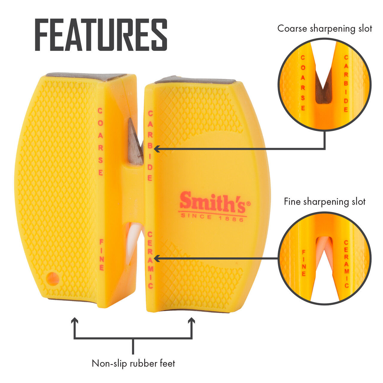 Smith's Abrasives 2-Step Knife Sharpener