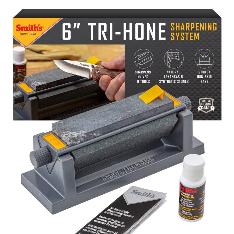 Smith's 6-In Three Stone Sharpening System