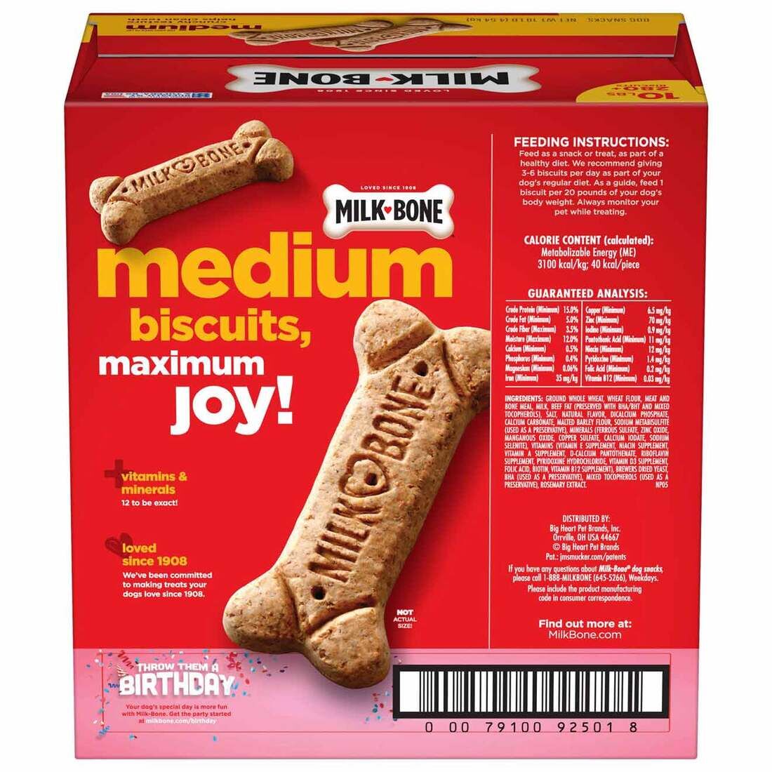 Milk Bone Original Medium Dog Biscuits, 10-Lb Box