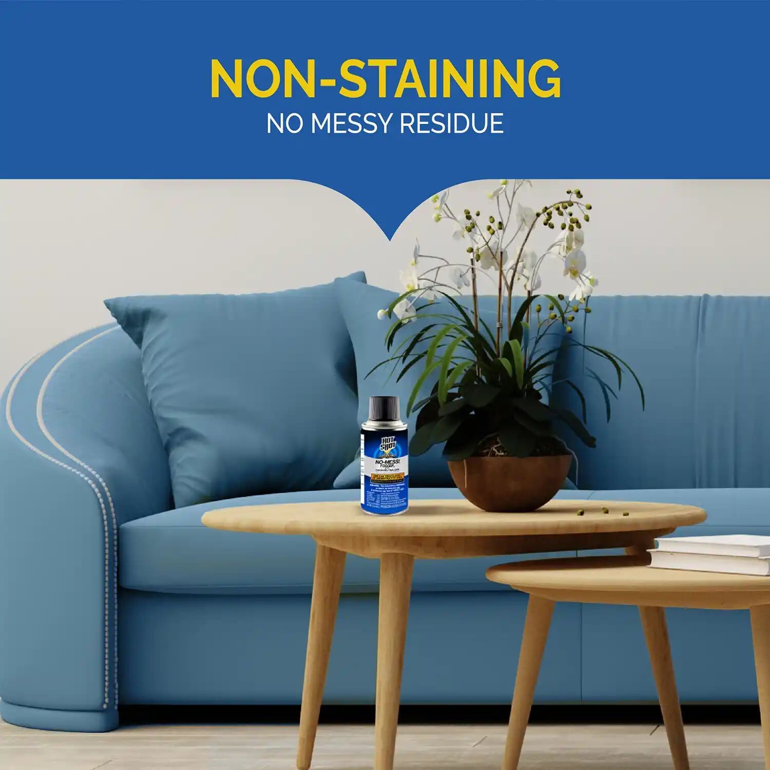 Hot Shot No-Mess! Insect Fogger With Odor Neutralizer, 3-Pk