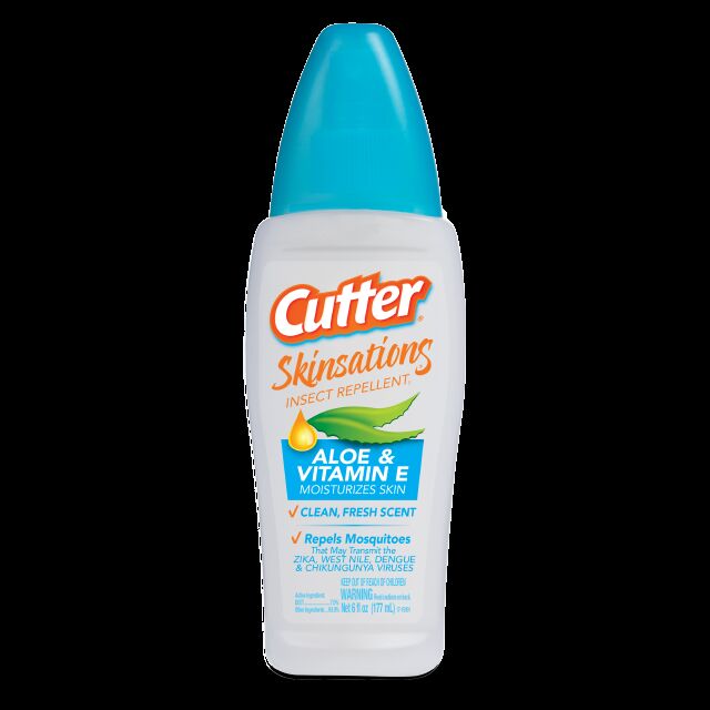 Cutter Skinsations Insect Repellent Pump Spray Bottle, 6-Oz
