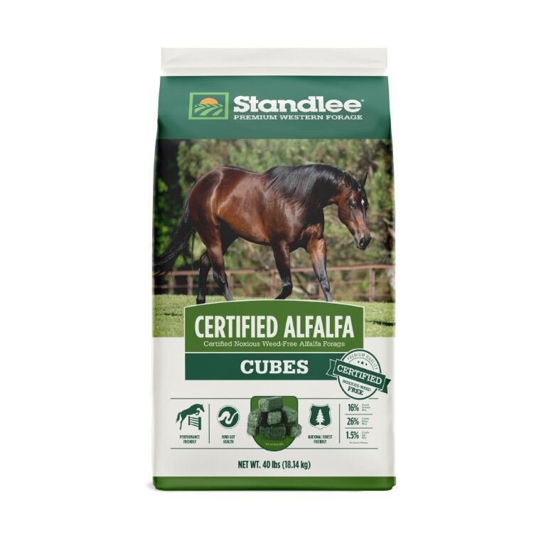 Standlee Premium Western Forage Certified Alfalfa Hay Cubes, 40-Lb