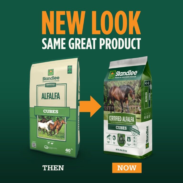 Standlee Premium Western Forage Certified Alfalfa Hay Cubes, 40-Lb