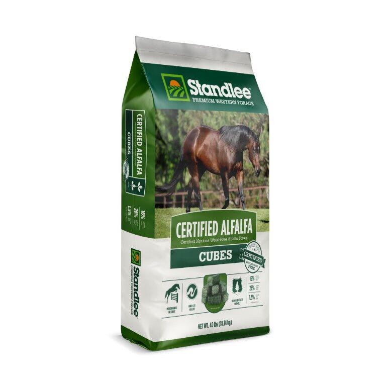 Standlee Premium Western Forage Certified Alfalfa Hay Cubes, 40-Lb