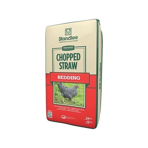 Certified Weed Free Chopped Straw Bedding, 25-Lb Bale