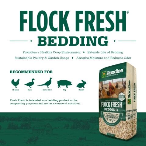 Standlee Premium Products Flock Fresh Animal Bedding, 2-Cu Ft