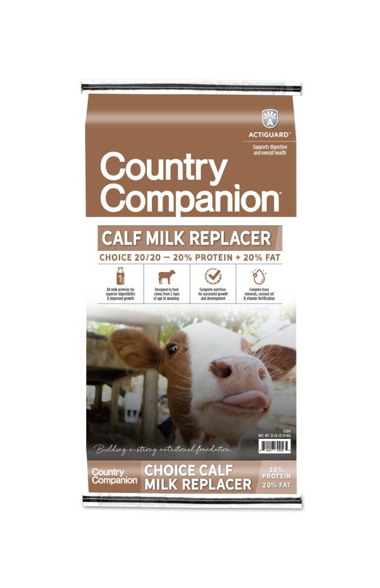 Country Companion Choice 20/20 Calf Milk Replacer, 25-Lb