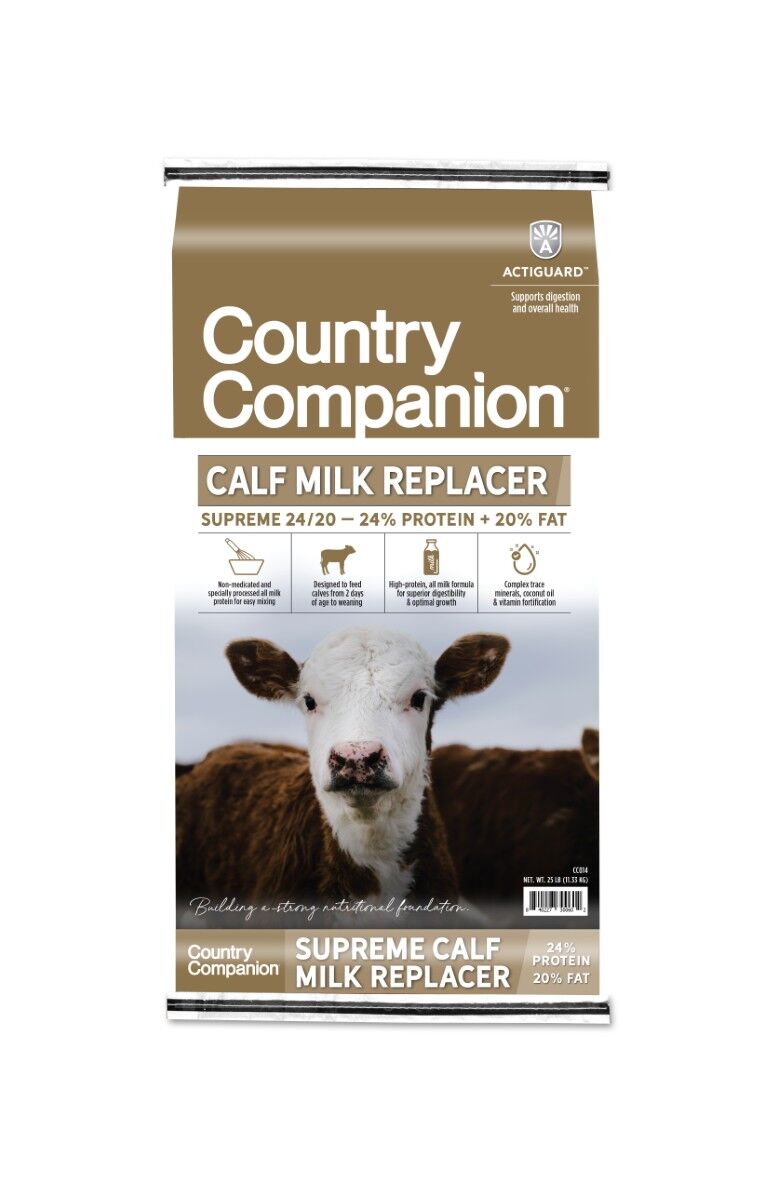 Country Companion Supreme 24/20 Calf Milk Replacer, 25-Lb