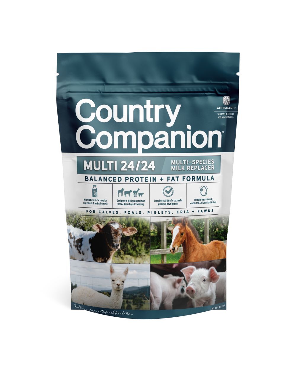 Country Companion Multi 24/24 Multi-Species Milk Replacer, 6-Lb