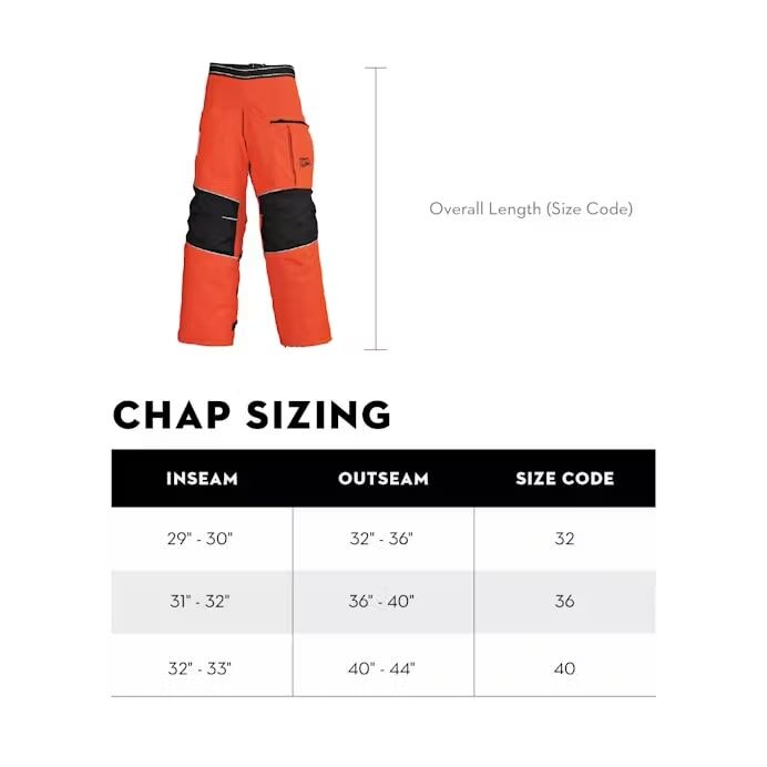 Stihl Orange Pro Mark Apron Chaps