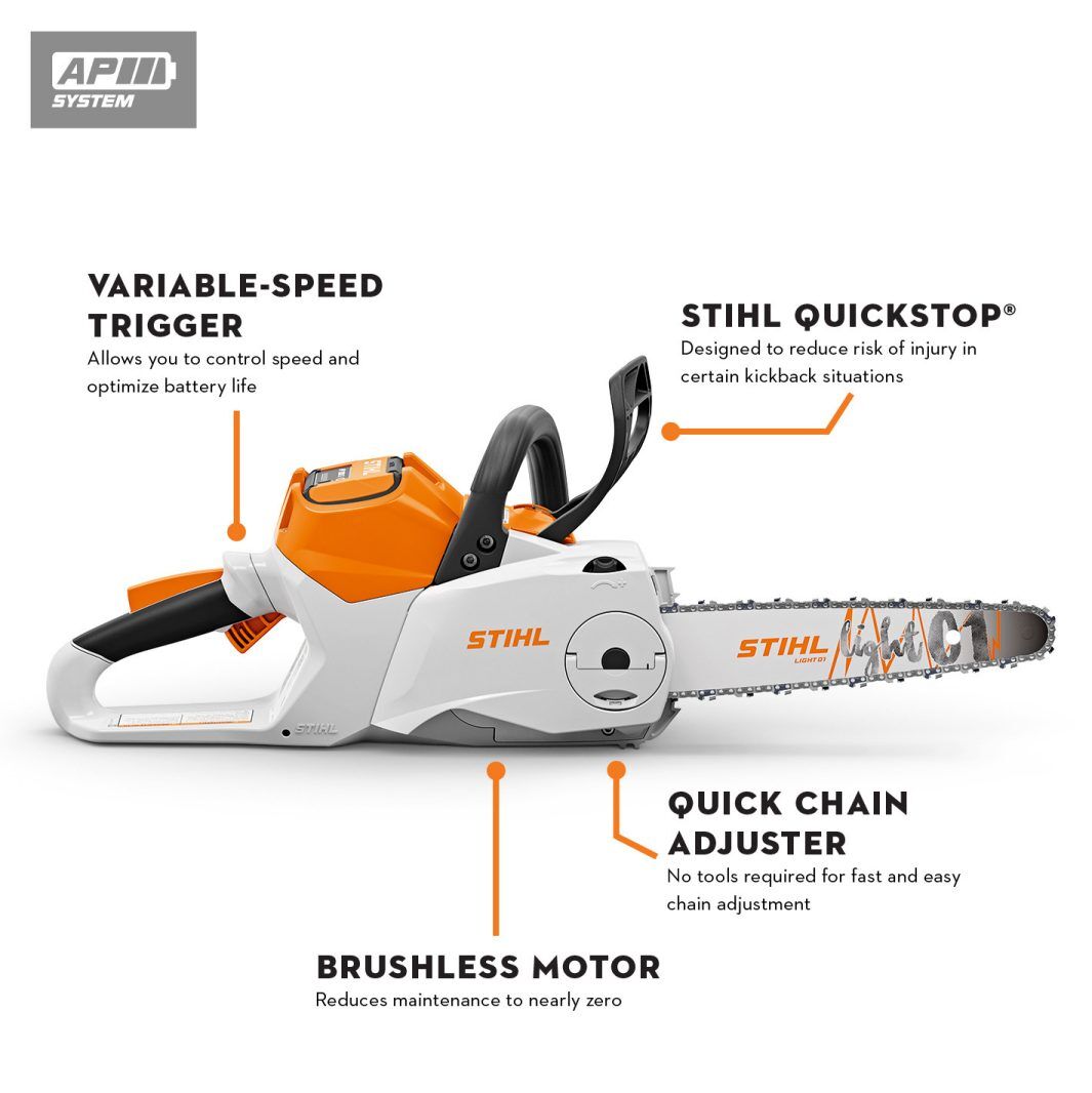 MSA 160 C-B 12-In Electric Cordless Chainsaw