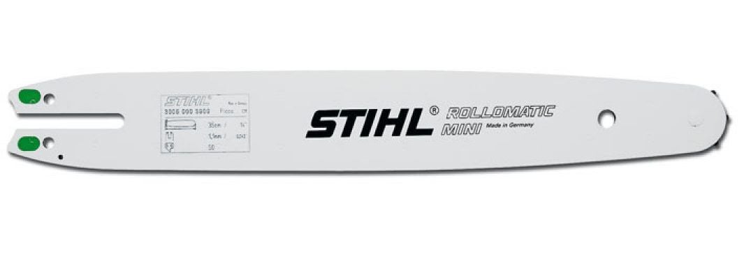 STIHL Rollomatic E Mini Chainsaw Bar, 3/8 in. Pitch, .043 in. Gauge, 14 in.