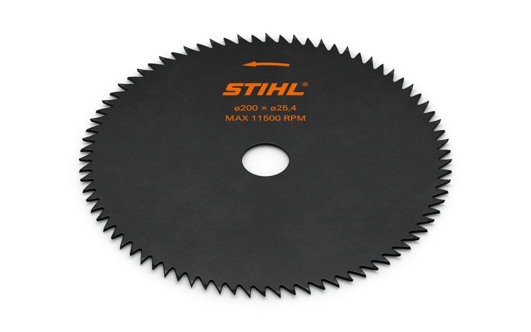 STIHL Scratcher Tooth Circular Trimmer Blade, 7.87 in. x 25.4 mm.