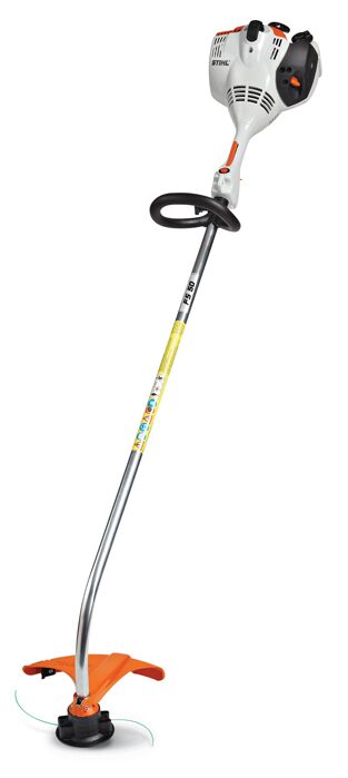 A Fuel-Efficient  Low-Emission Trimmer with Easy2Start and an Elongated Shaft for Taller Users