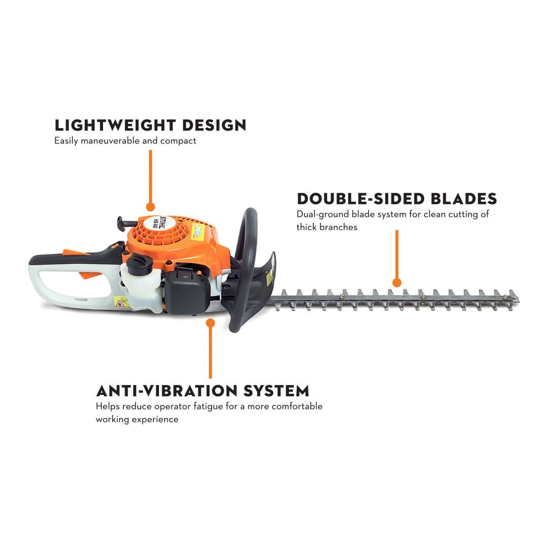 STIHL HS 45 ElastoStart Gas Hedge Trimmer, 18 in.
