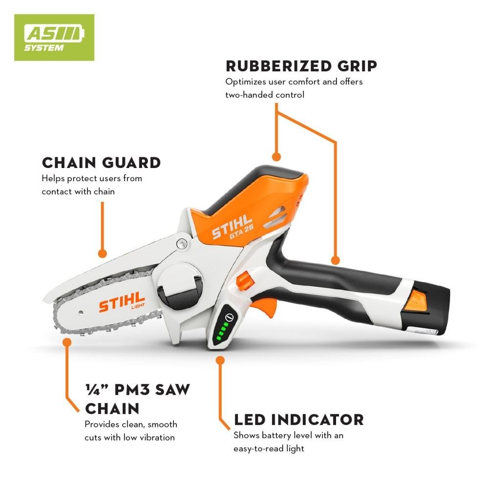 STIHL GTA 26 4 in. Battery Powered Garden Pruner Kit