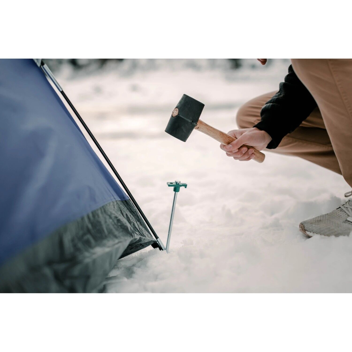 Stansport Steel T-Top Tent Stake, 10 in.