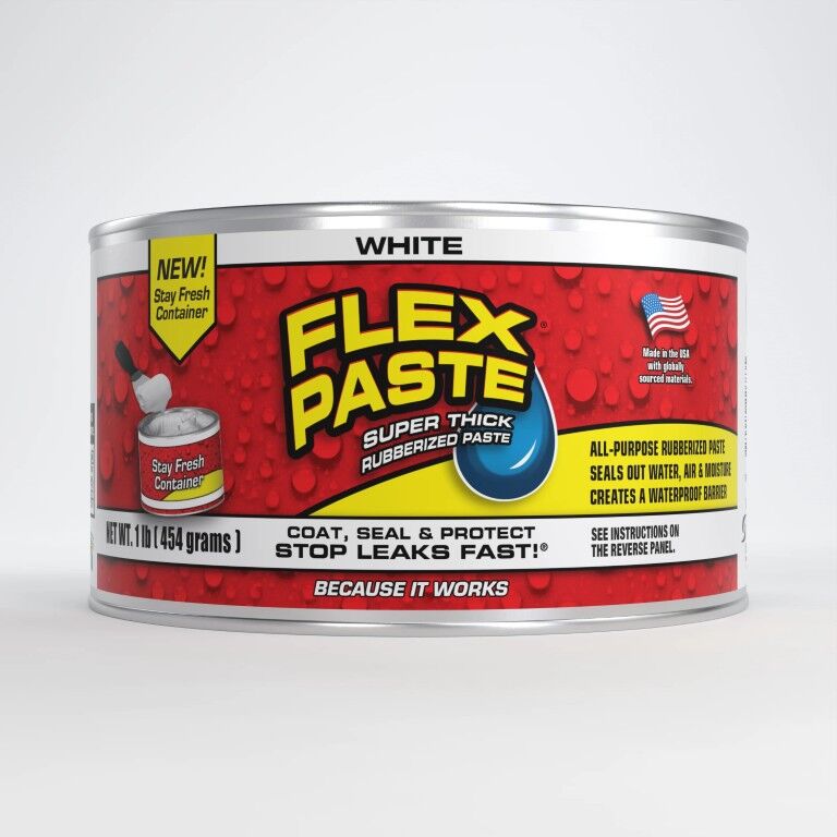 Flex Paste White Rubberized Paste, 1-Lb