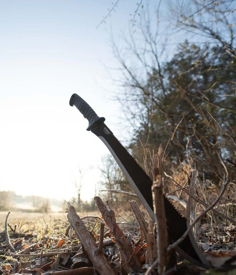 Schrade Decimate Sawback Machete, 21-In
