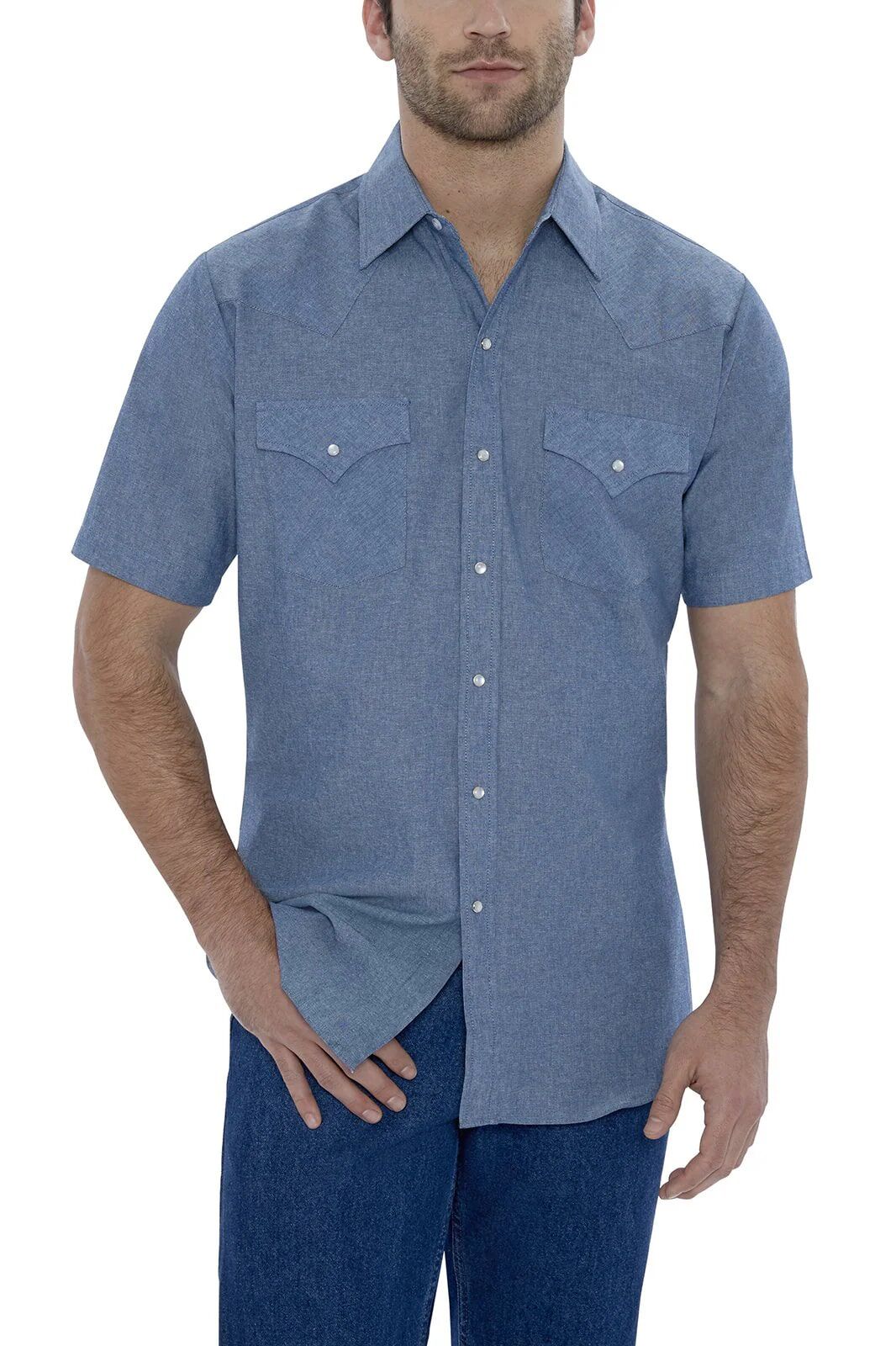 Ely Cattleman Men's Short Sleeve Snap Shirt