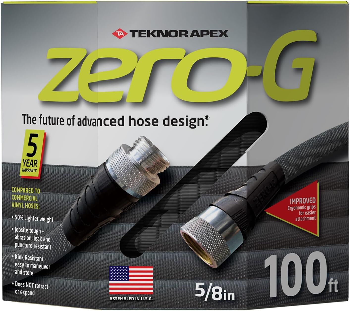 Teknor Apex Zero-G Garden Hose, 600 PSI, 5/8-In x 100-Ft