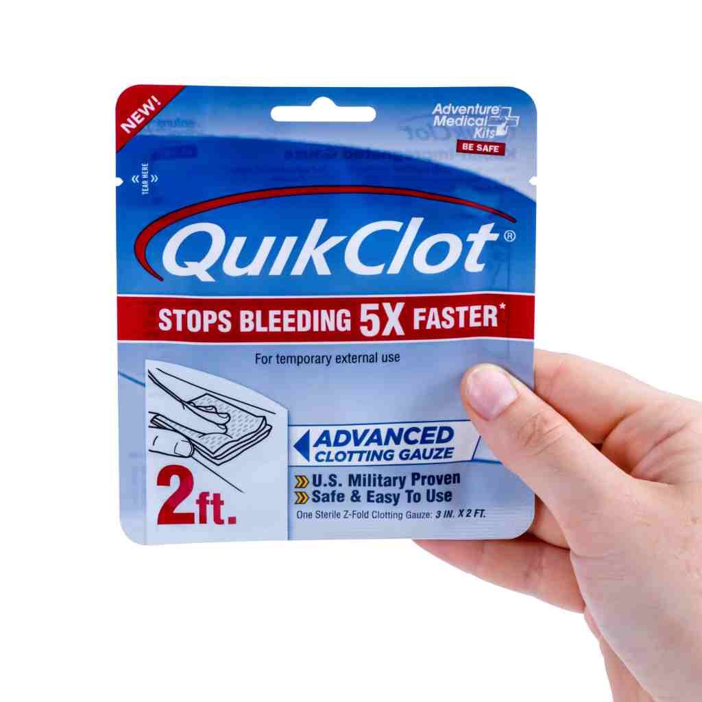 Adventure Medical Kits QuikClot Gauze, 3-In x 2-Ft