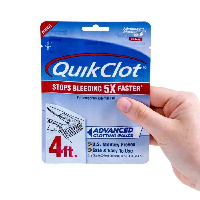 Adventure Medical Kits QuikClot Gauze 3-In x 4-Ft