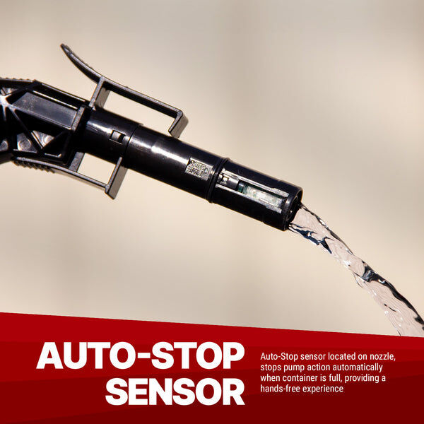 Terapump 2nd Gen Battery Powered Utility Jug Fuel Transfer Pump, 2.5-GpM