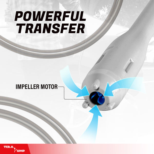 Tera Pump Telescopic Battery Powered Fuel Pump, 2.6-Gpm