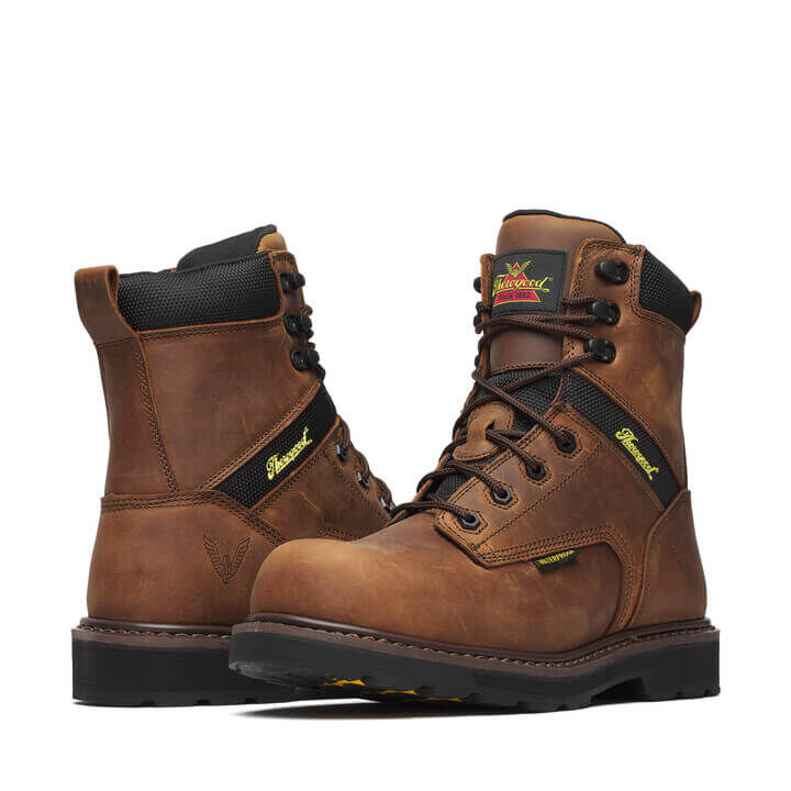 Thorogood Men's Jobsite Series 8-In Waterproof Safety Toe Boots