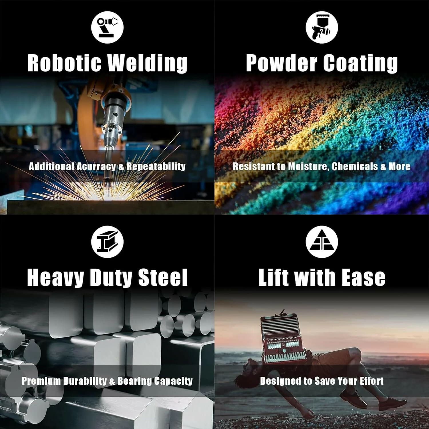 Torin Big Red Jacks Welded Bottle Jack, 4-Ton