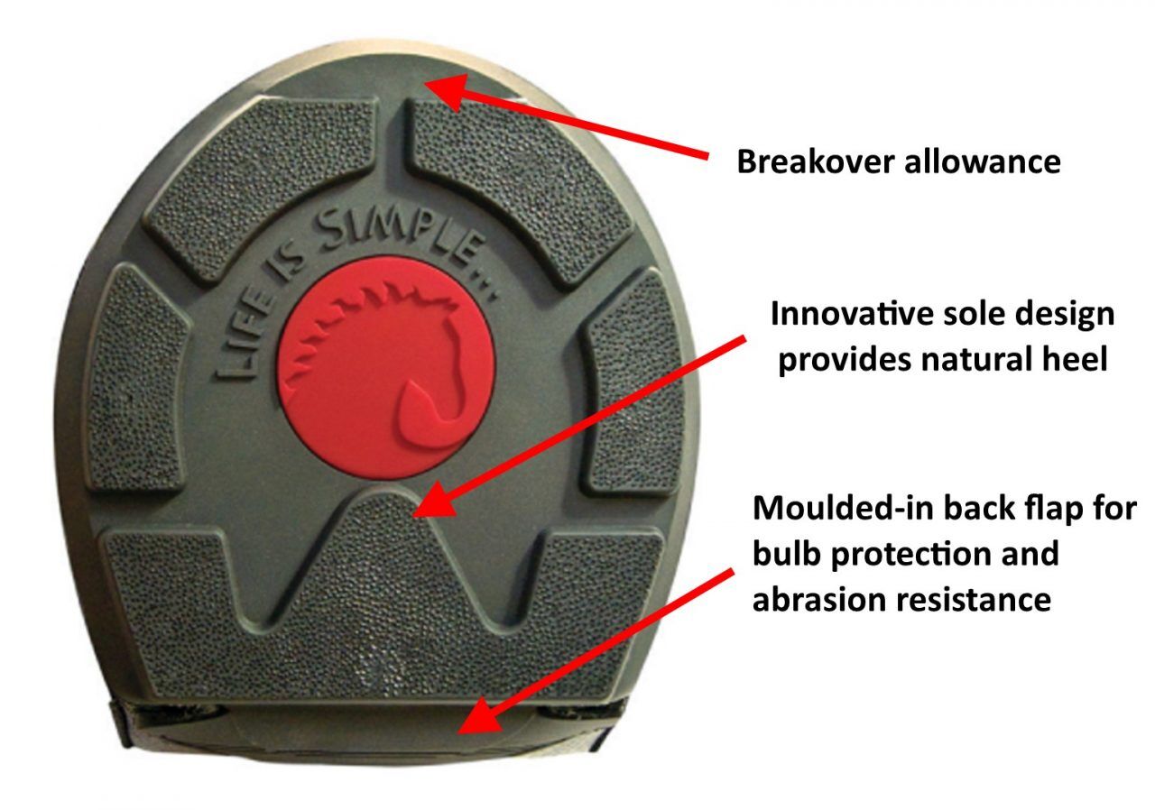 Cavallo Sport Slim Sole Hoof Boot, Size 3, 2-Pk