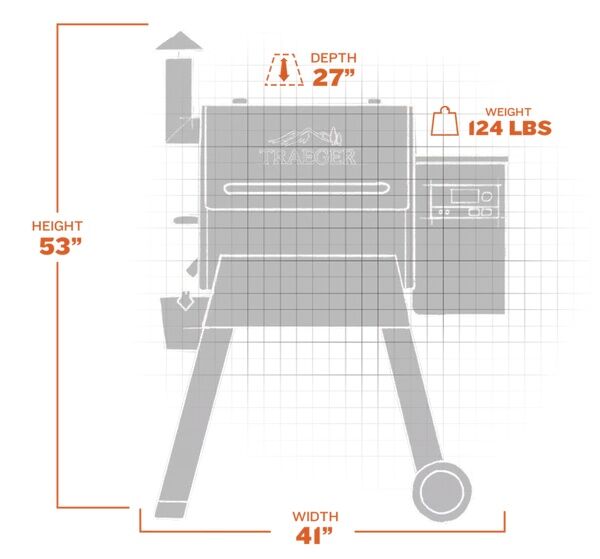 Traeger Pro 575 Bronze Pellet Grill With WiFIRE
