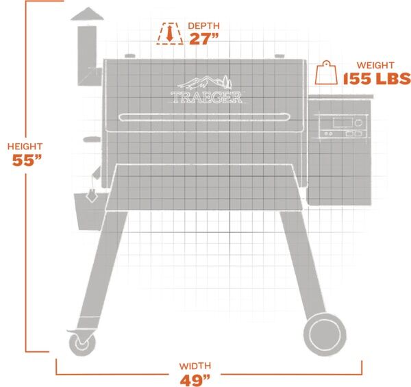 Traeger Pro 780 Bronze Pellet Grill With WiFIRE