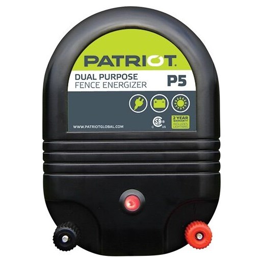 Patriot P5 Dual Purpose 0.50 Joule Fence Energizer