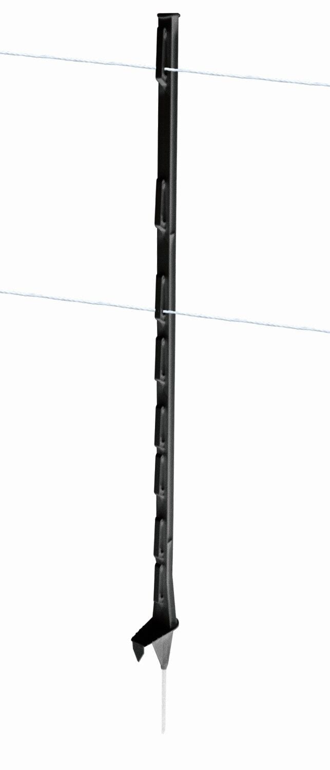 Patriot Sentinel Heavy-Duty Tread-In Post, Black, 49 in.