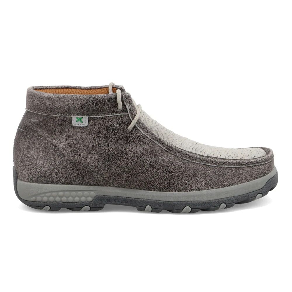 Twisted X Men's Chukka Driving Moc in Grey