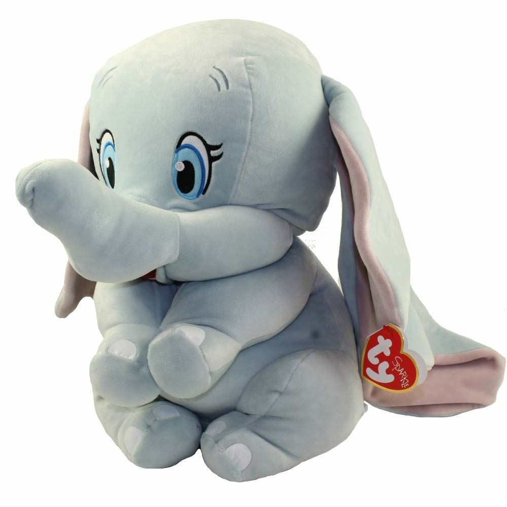 Ty Beanie Large Baby Dumbo Stuffed Elephant With Big Ears