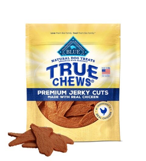 Blue Buffalo True Chews Premium Jerky Cuts Chicken Dog Treats, 22-Oz