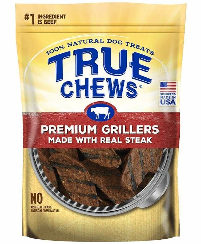 True Chews Premium Steak Grillers Dog Treats - 10 oz