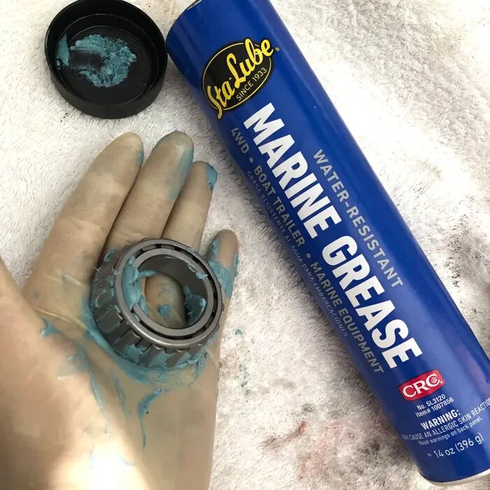 CRC Sta-Lube Marine Boat Trailer & 4x4 Wheel Bear Grease Tube, 14-Oz