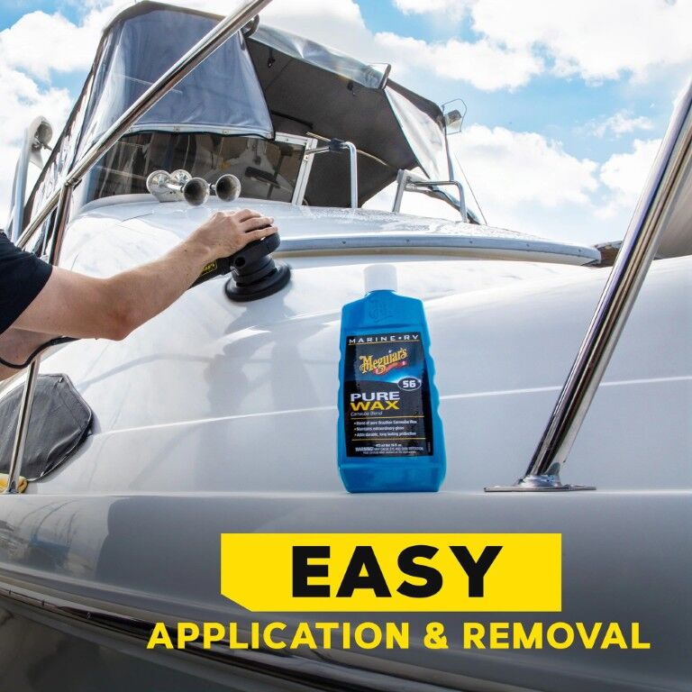 Meguiar's M56 Marine/RV Carnauba Blend Pure Wax, 16-Oz