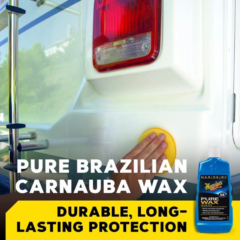 Meguiar's M56 Marine/RV Carnauba Blend Pure Wax, 16-Oz