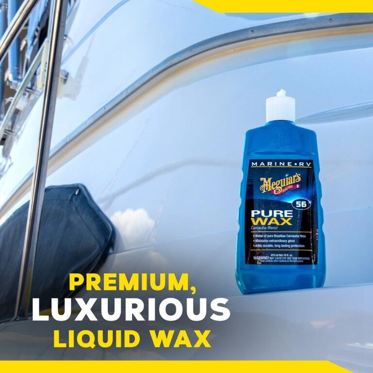 Meguiar's M56 Marine/RV Carnauba Blend Pure Wax, 16-Oz