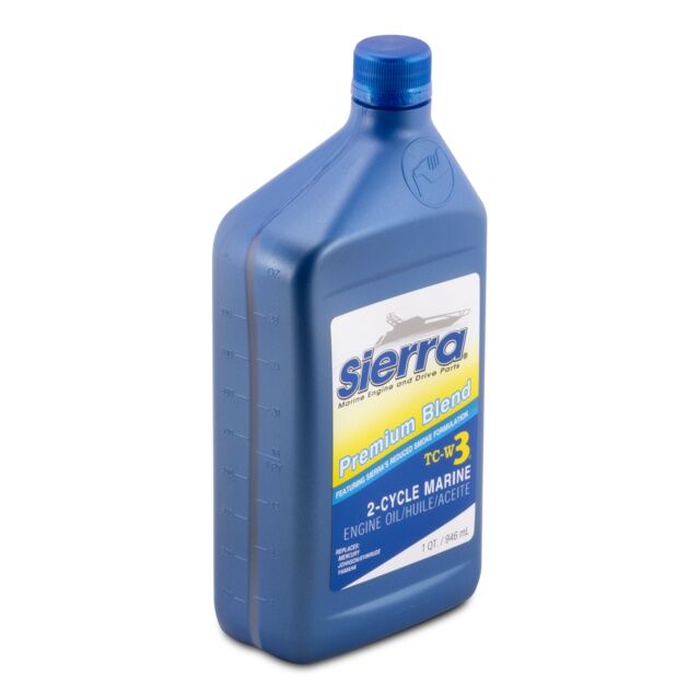 Sierra Premium Blend TC-W3 2 Cycle marine Engine Oil, 1-Qt