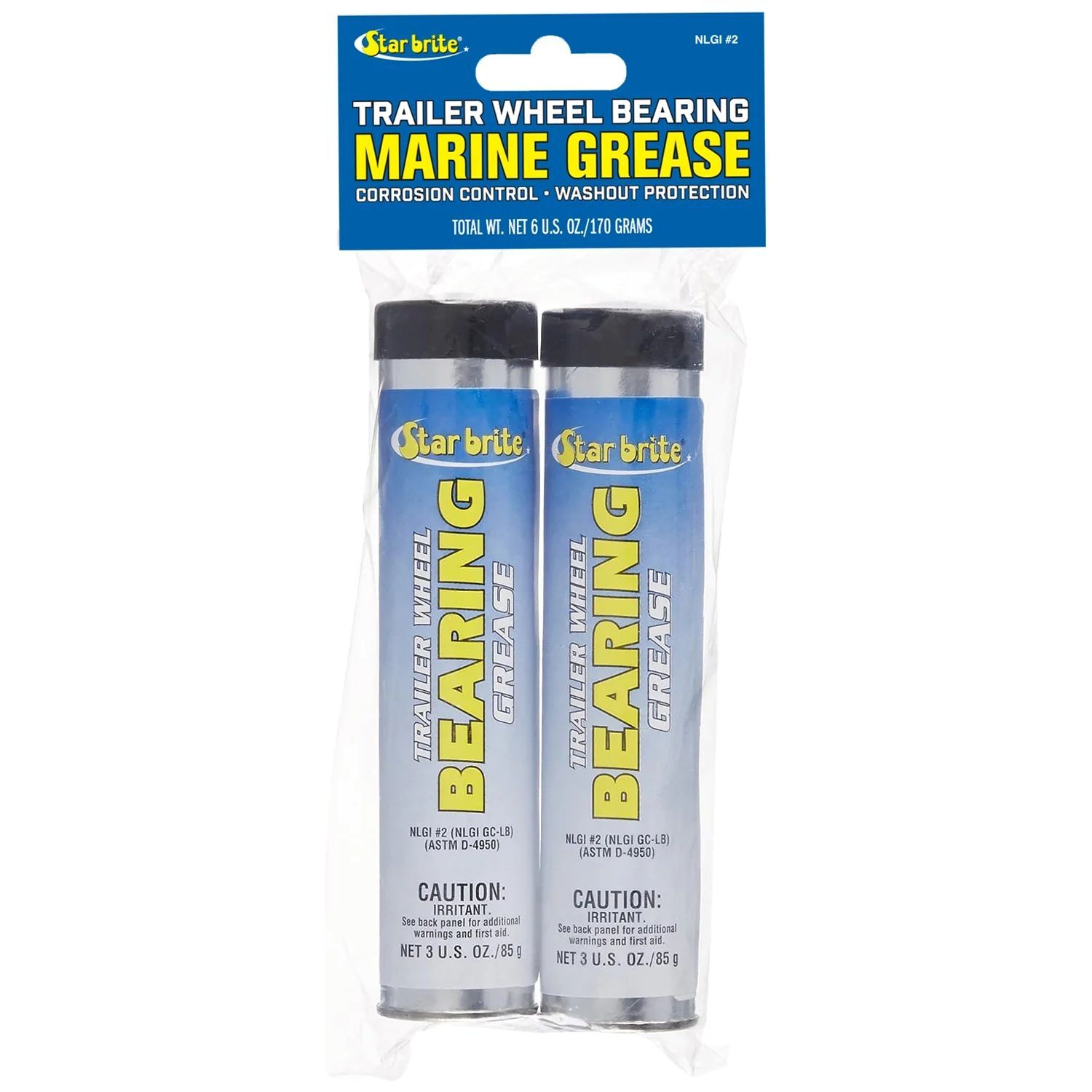 Star Brite Marine Grade Wheel Bearing Grease, 3-Oz, 2-Pk