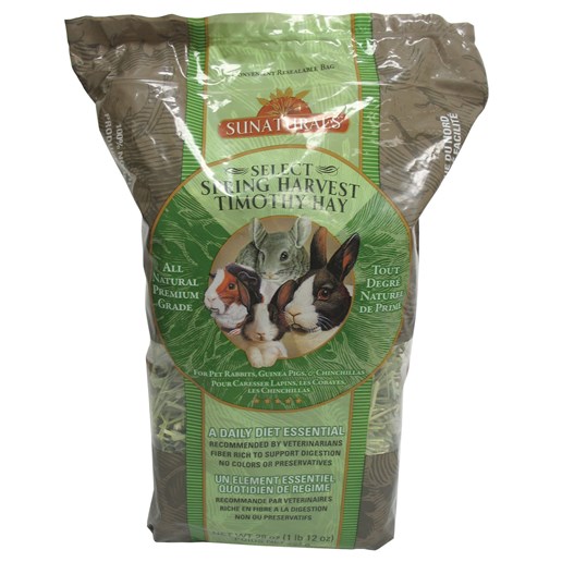 Sunsations Natural Timothy Hay for Rabbits, Guinea Pigs & Small Animals