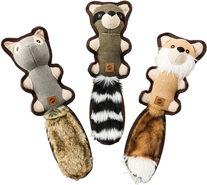SPOT Dura Fused Hemp Friends Dog Toy Assortment, 18-In